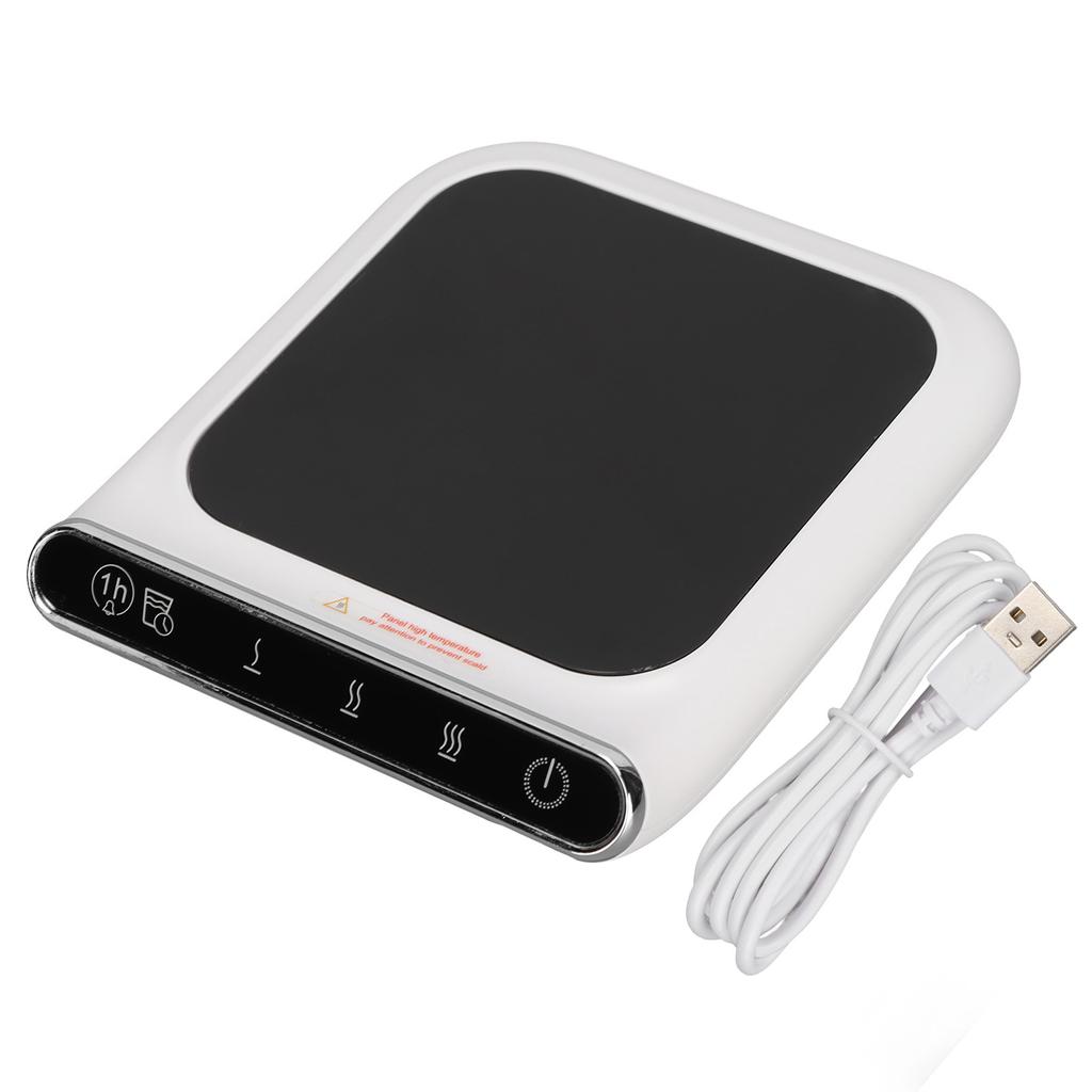 Подогреватель кружки 55 градусов Цельсия 131 градус Фаренгейта Подогреватель чашки с постоянной температурой USB с 3 температурными режимами