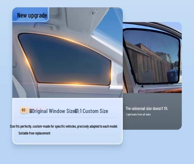 Магнитные шторки-сетки для Nissan X-Trail с защитой от света и жары