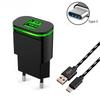 LED USB Charger 3.1 Type C Fast Charging USB for Xiaomi Mi 8 7 6 6X A1 Oneplus 6 5t 3t  P20 Lite Honor 9 10 for Nokia X6