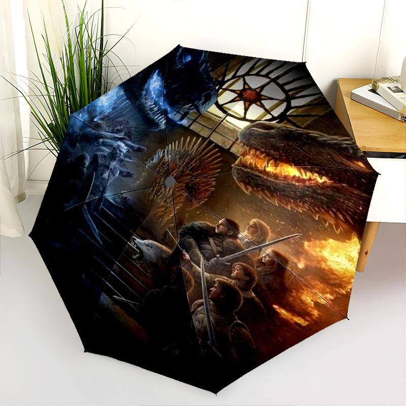 Thrones Clash: Power Fire Folding umbrella travel Umbrella Sun umbrella Umbrella light