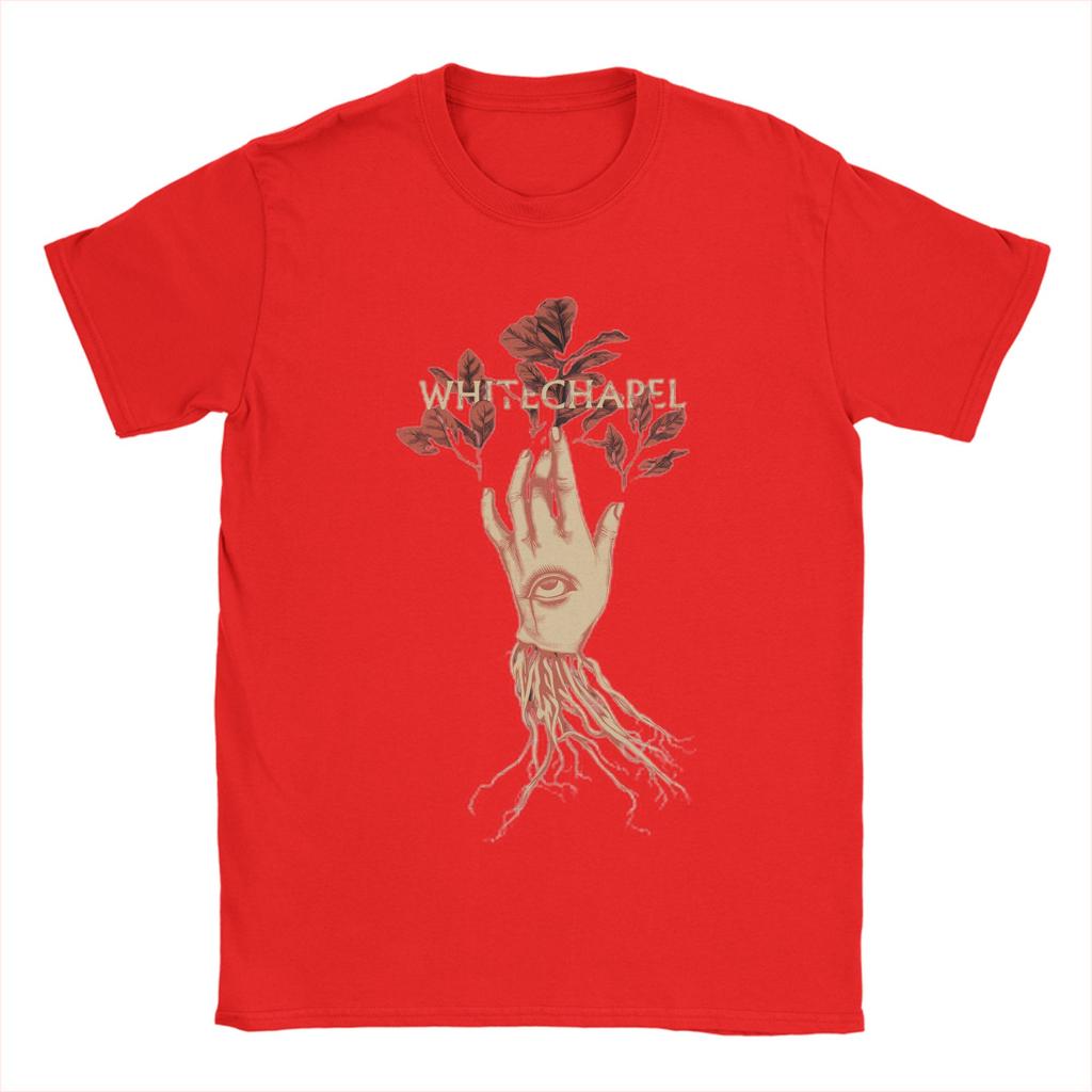 Rock Whitechapel Deathcore Band Art Cotton TShirt For Unisex Summer Y2K Basic TShirts Crewneck Hip Hop Tee Shirt Plus Size
