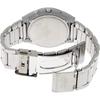 Citizen Q&Q Analog Solar Radio-Controlled Waterproof Watch with Date Metal Band Men's White