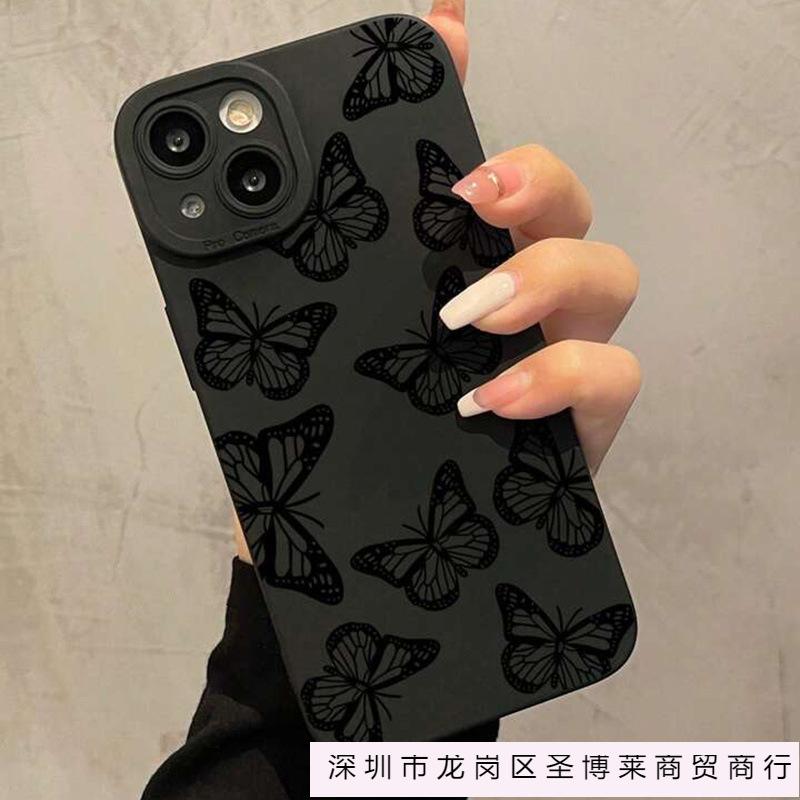 Черная бабочка для чехла мобильного телефона Apple 15 iphone12promax чехол 14/13/11/XSMAX зрачок глаза 16