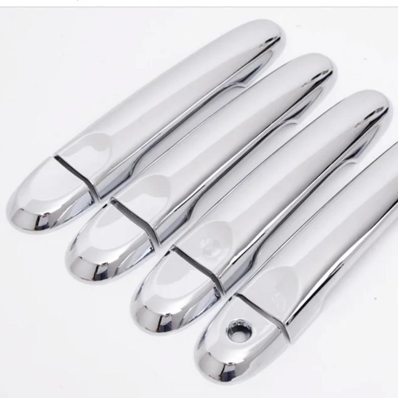 Decoration Door Bowl Handle Cover For Nissan Note E12 Nissan Versa Tiida 2012-2018 Nissan March Micra 2010-2015 Chrome Silver