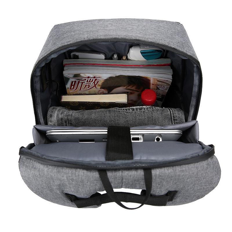 Мужской многофункциональный деловой рюкзак для ноутбука с USB-портом для зарядки