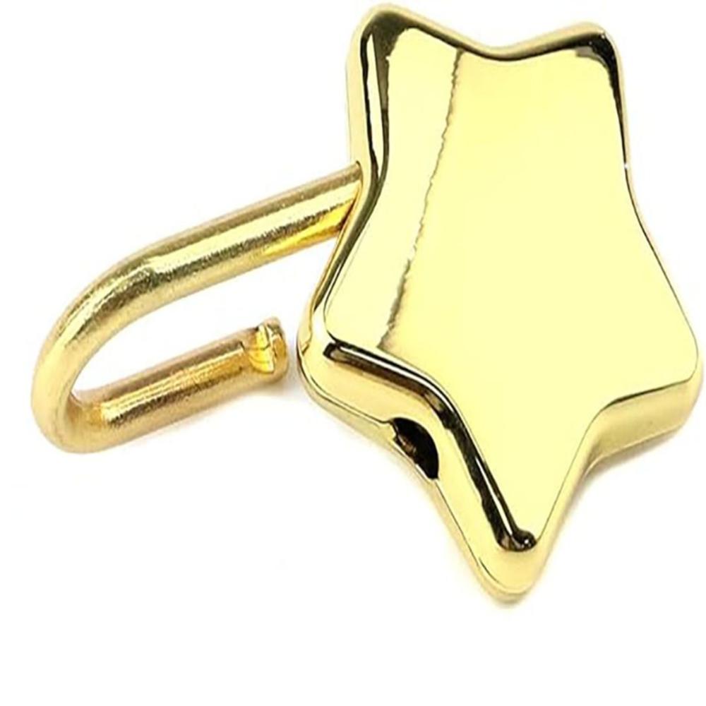Star Key Vintage Style LOCK Silvery Notebook Padlock Mini Star Shape Padlock Luggage