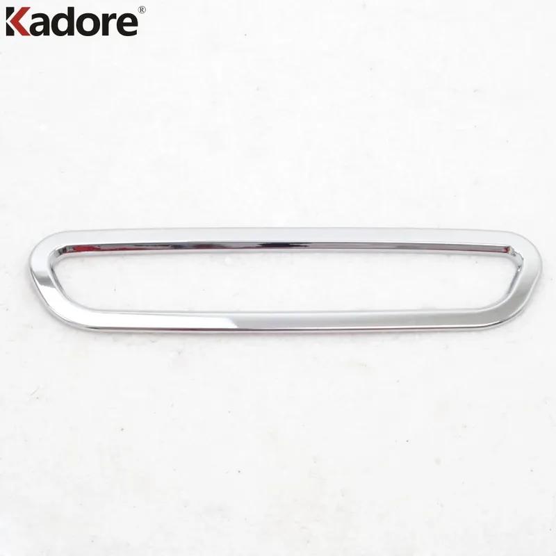 For Jeep Cherokee 2014 2015 2016 Chrome Car Front Center Air Condition AC Switch Button Panel Cover Trim Interior Accessories