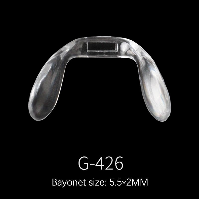 Single-Hole Snap-In One-Piece Nose Pad Saddle Eight-Shaped U-Shaped Nose Pad Nose Clip Nose Bridge Glasses Accessories