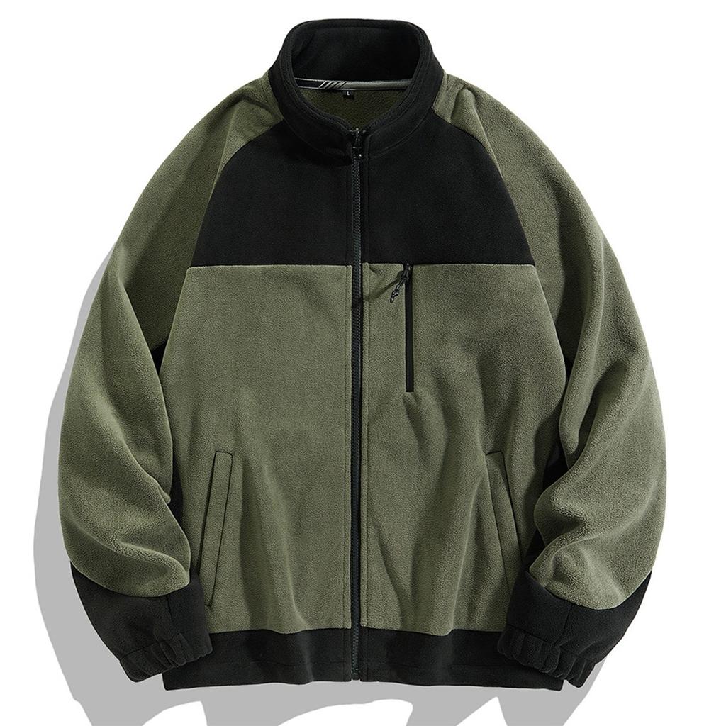 Мужской зимний спортивный кардиган свитер флисовая теплая куртка