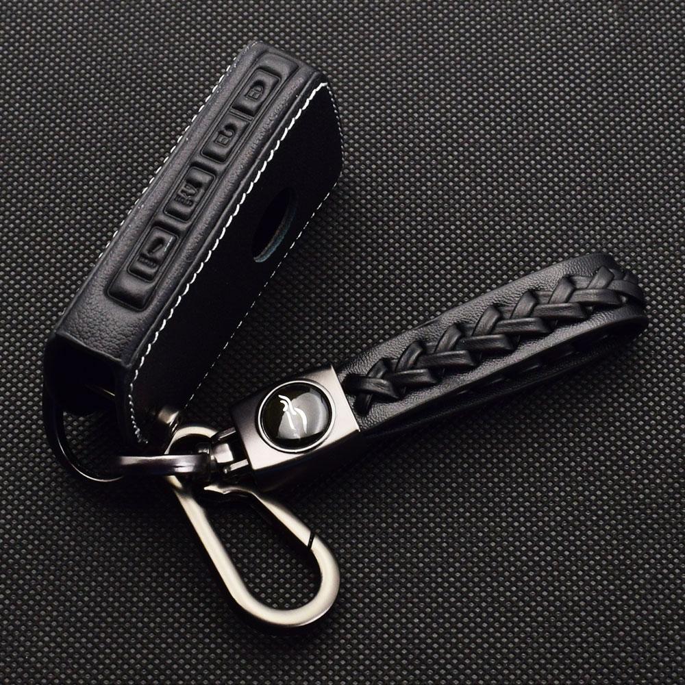 Кожаный чехол для ключей от машины, защитная крышка, держатель для ключей, аксессуары для Mazda 3 6 Sedan CX-30 CX-5 CX-9 MX-5 CX5 CX-7 CX7 CX9 MX5 MIATA