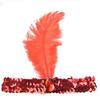 Sequins Feather Crystal Headband Indian Feather Headdress Holiday Party Indian Hairband Fashion Women Hair Accessories