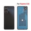 Задняя крышка аккумулятора для Realme C55 Задняя крышка с крышкой объектива камеры с логотипом Запасная часть
