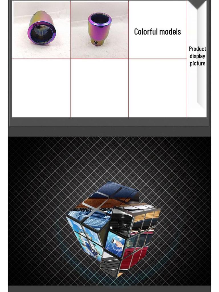 Нержавеющая сталь Выхлопная труба для Toyota Prado, Reiz, Compass, Lexus ES300, ASX