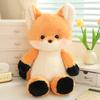 50cm Running Fox Wolf Plush Toys Cartoon Stuffed Animal Lovely Soft Cuddly Baby Plushie Doll Toy for Girls Gift Decor