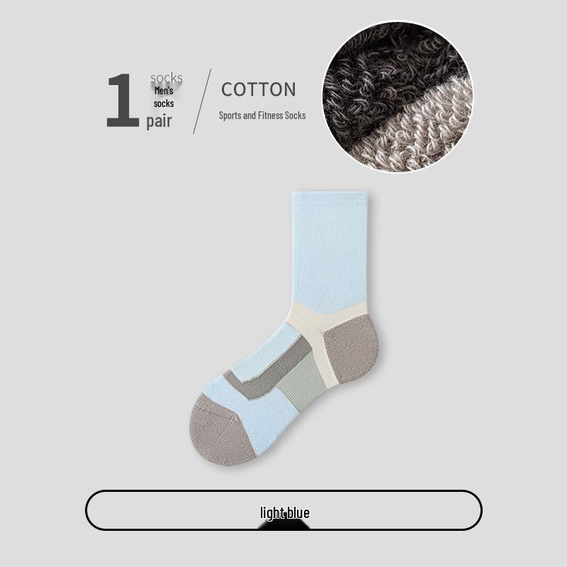 Мужские профессиональные баскетбольные носки до середины икры - Влагоотводящие, Нескользящие, Идеальны для бега и фитнеса