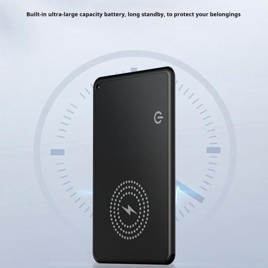 Беспроводная зарядка, кошелек, трекер, карта, ультратонкий дизайн, портативный Bluetooth-совместимый GPS-локатор, водонепроницаемый поиск тонких предметов