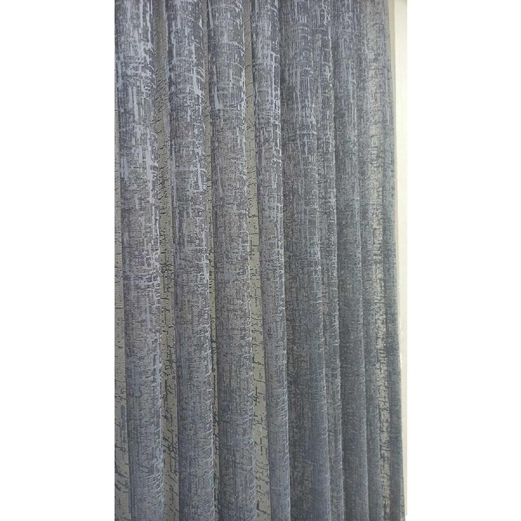 Гладильная серо-серая штора из тюля с узором Shandy 1x2, плиссированная прихожая, кухня, балконная занавеска