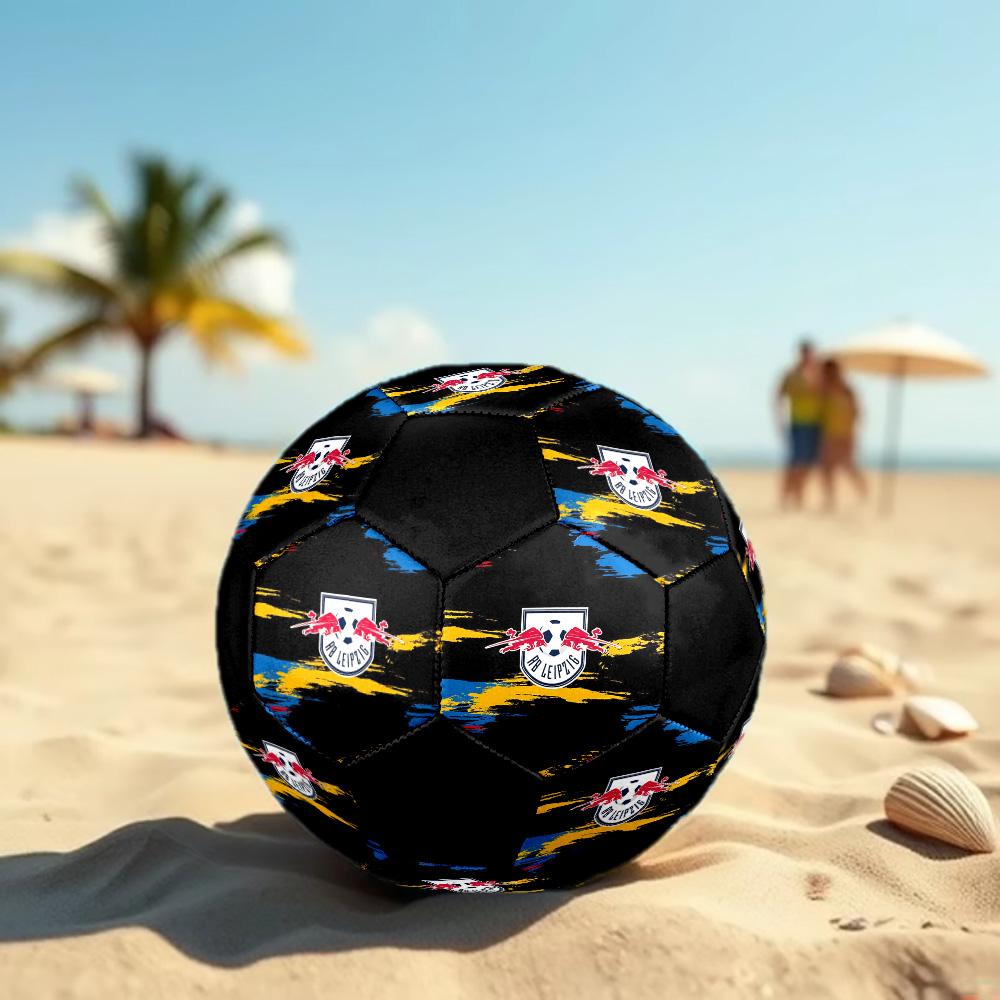 RB Leipzig Soccer Ball Colorful All Ages Machine Stitched PVC Competition Ready Durable High-Bounce.SIZE5