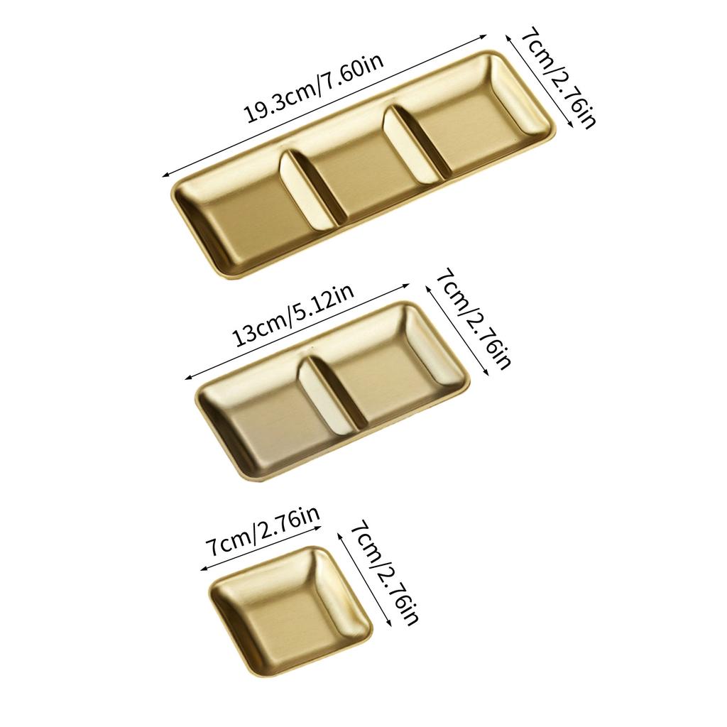 Тарелка для приправ из нержавеющей стали 304 для кухни, столовой и ресторанов. Нержавеющая миска для соусов и закусок.
