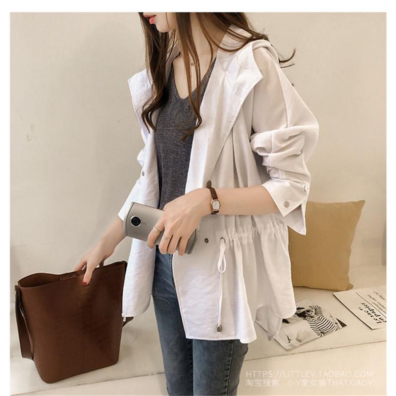 Женский весенне-осенний плащ плюс длинный костюмный воротник, повседневное пальто больших размеров для женщин