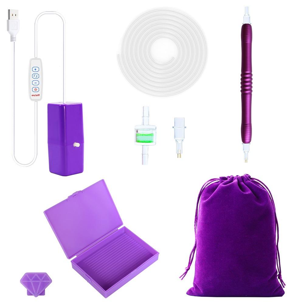 Electric Vacuum Diamond Painting Pen Kits USB Powered Diamond Painting Suction Device for 5D Diamond Painting Tool
