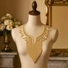 Fashion Embroidery Applique Luxury Clothing Applique Dress Decorations Applique Patches  Apparel