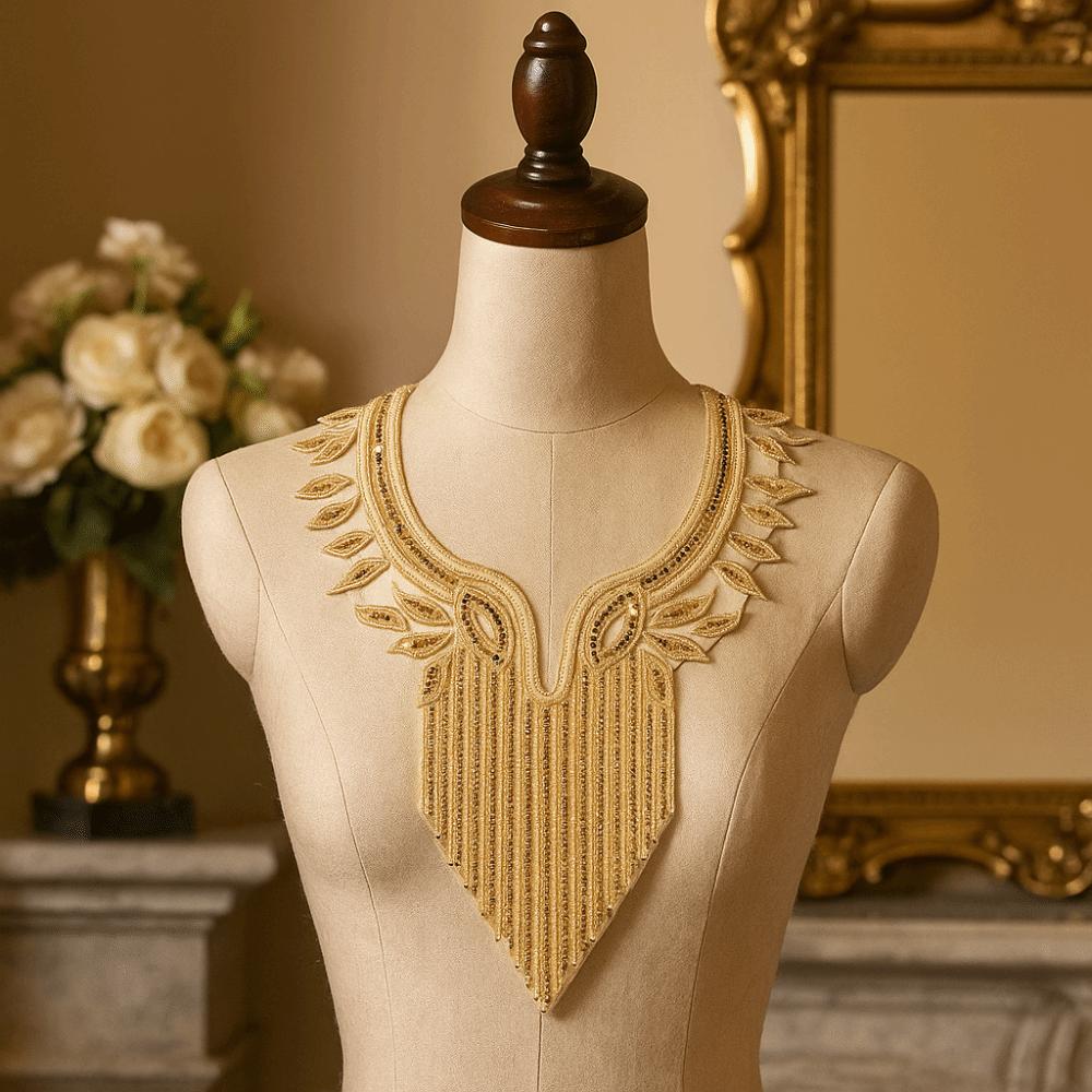 Fashion Embroidery Applique Luxury Clothing Applique Dress Decorations Applique Patches  Apparel
