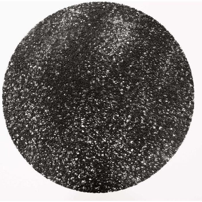 Set de table - DECORLINE - Tortilla - 38 cm - PVC - Noir