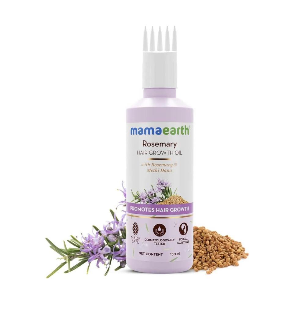 Mamaearth Rosemary Hair Growth Oil with Rosemary & Methi Dana for Promoting Hair Growth - 150 Ml