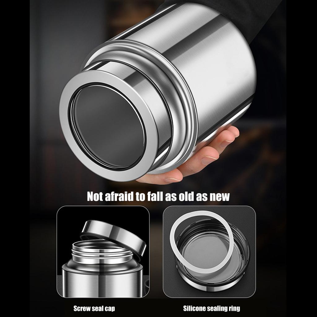 Premium 304 Stainless Steel Tea Storage Canister Tea Canister Container For Freshness And Aroma Preservation