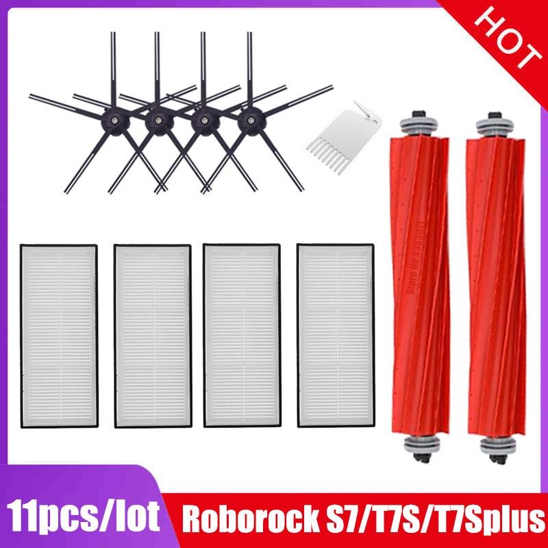 Основная щетка-швабра, тряпка, HEPA-фильтр для пылесоса Xiaomi Roborock S7 T7S T7S Plus, Запчасти, Аксессуары Roborock S7