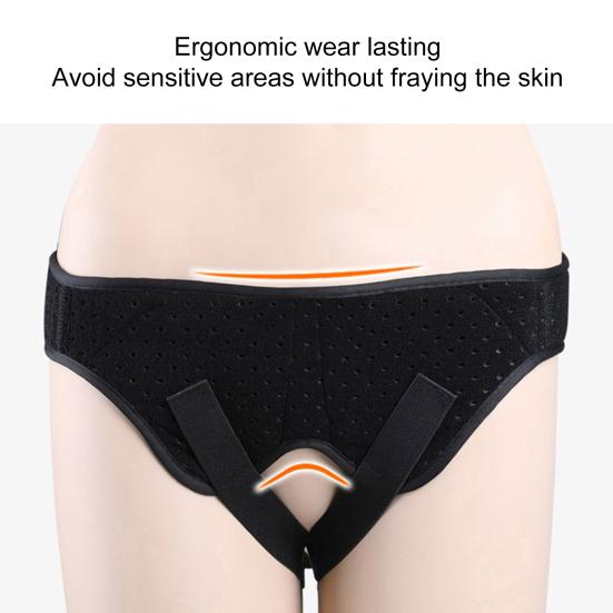 Регулируемый бандаж для поддержки грыжи для мужчин и женщин с эргономичным дизайном и дышащей тканью