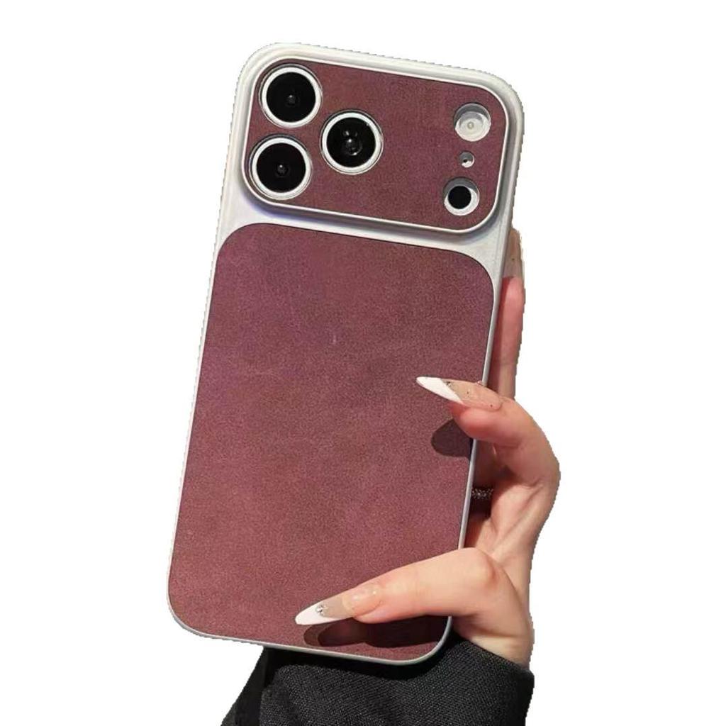 Чехол для iPhone 17 Pro Max с текстурой замши, совместимость с окном 17 и точные вырезы для Apple 16