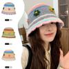 Versatile Fisherman Hat Knitted Warm Hat New Bucket Hat  Outdoor