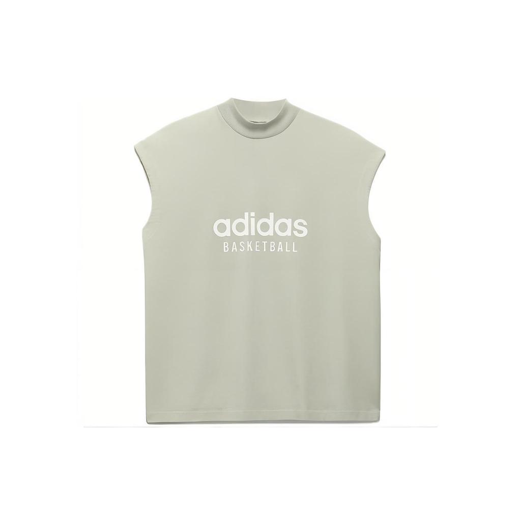 Adidas Originals SS23 Chapter 02 Tee Logo Print Retro Breathable Sports Tank Top Unisex Tops Halo-Green IA3444
