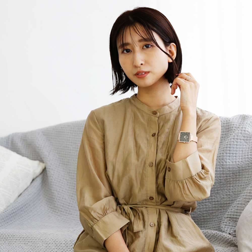 Часы Pierre Lannier Rekare Collection Mesh Belt P008F938 Импортные розовое золото x черный [Pierre Lannier] Женские [Обычный продукт]