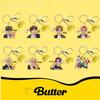 Брелок для ключей из альбома BTS Butter, Брелок K-pop серии Butter с милым брелком-маслом, Подвеска на сумку для фанатов ARMY