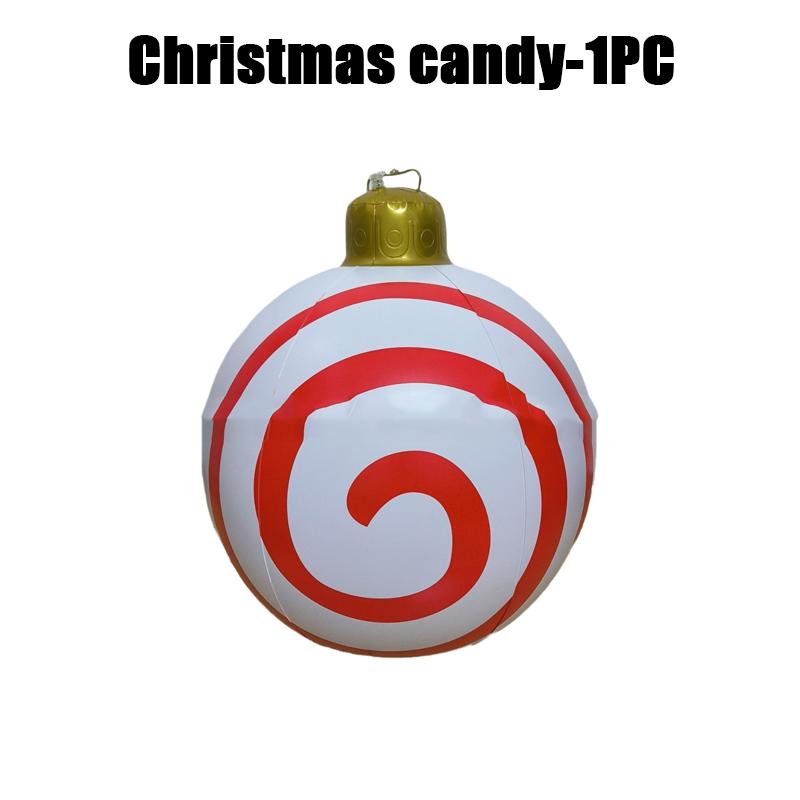 Giant Inflatable Christmas Balls PVC Large Xmas Tree Decorations Outdoor Holiday Yard Lawn Party Decor Balls