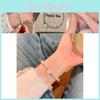Womens Stylish Geometry Star Bead Bracelet New Chinese Style Elastic Rope