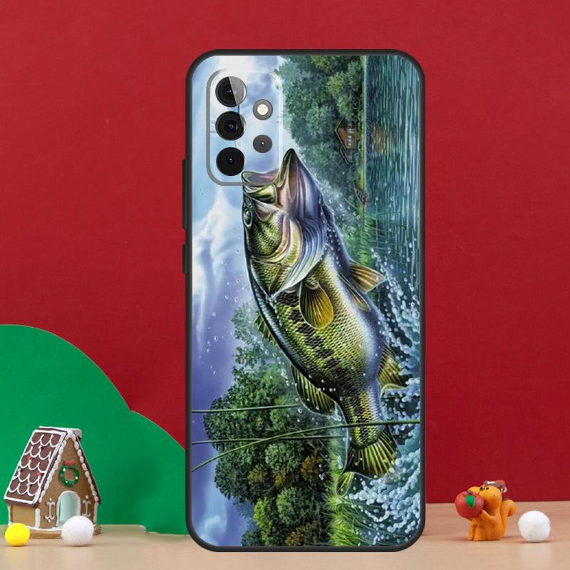 Bass Fishing Baits Lures Hook Tackle Case For Samsung Galaxy A55 A52 A32 A12 A33 A06 A16 A26 A36 A56 A15 A53 A13 A34 A54 A14 A17