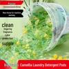 Капсулы для стирки Camellia 5-в-1: Стойкий аромат, Смягчает и защищает, Концентрированное моющее средство