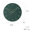 Interform настенные часы Cormio Green Gold White Sweep Movement CL-4342GN
