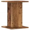 Plant Stand Set of 2 Rustic Wood Look 30 x 30 x 40 cm Engineered Wood