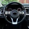 Для KIA RIO K2 2017 2018 Автомобиль Рулевое колесо Переключатель Кнопки Рамка Отделка Наклейка в салон ABS Хром Авто Стайлинг Аксессуары