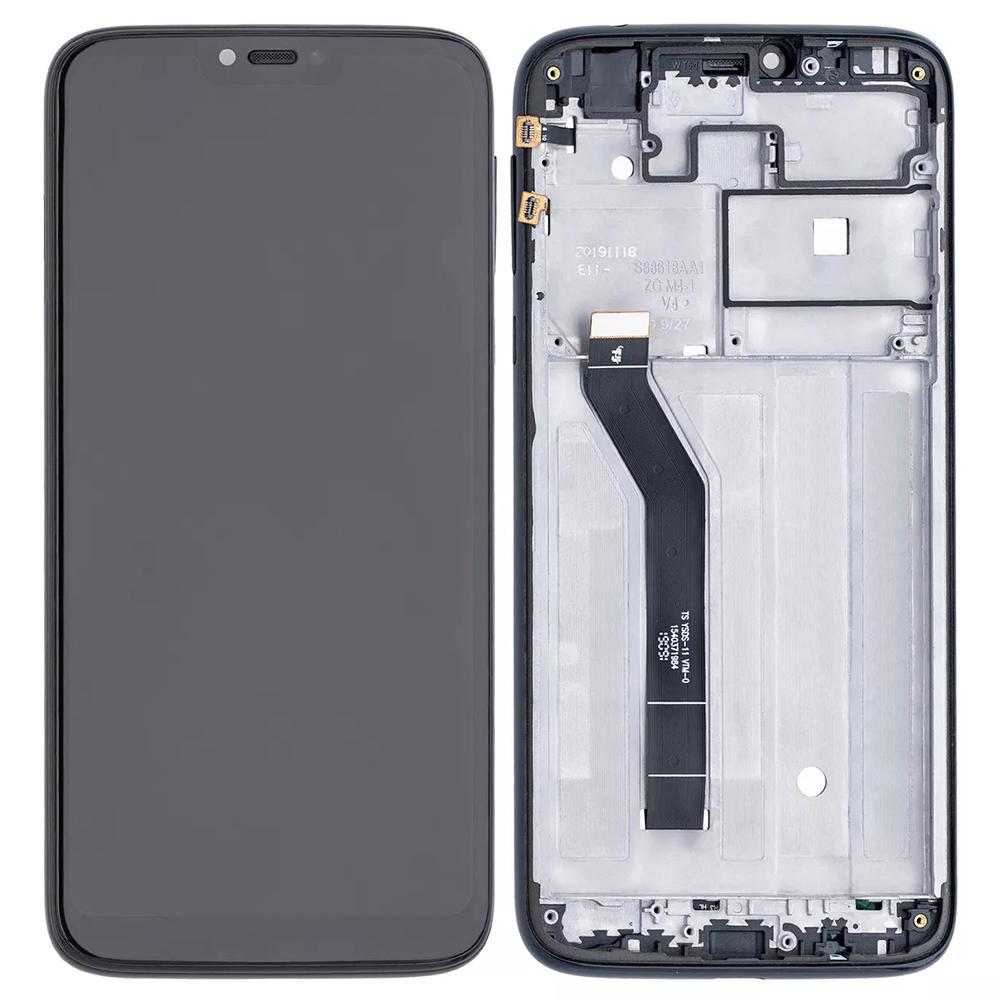 For Motorola Moto G7 Power XT1955 Grade C LCD Screen and Digitizer Assembly+Frame Replacement Part (Without Logo)