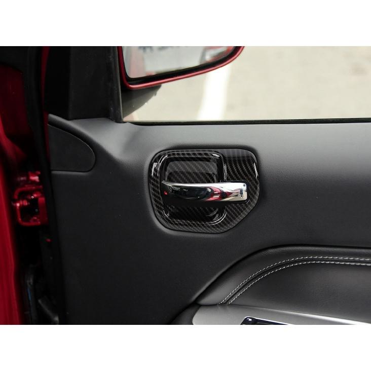 Внутренняя дверная ручка автомобиля, декоративная крышка, наклейки, накладка на рамку для Jeep Compass 2010-2016, автомобильные внутренние молдинги