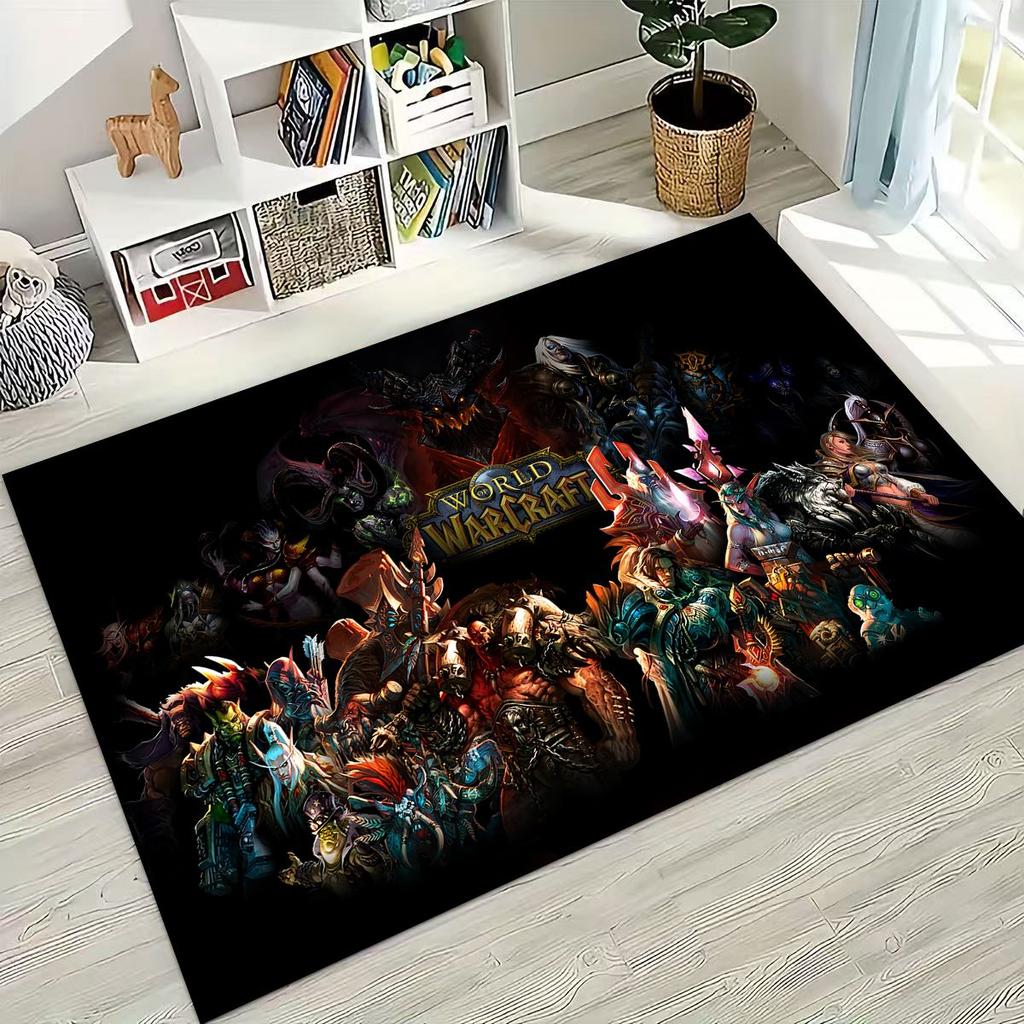 WOW World of Warcraft Артас Демон Иллидан Сильванас Ковер для Спальни Гостиной Дивана Дома Придверный Коврик Декор, Детский Нескользящий Коврик