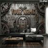 Custom Name,Valencia CF Wall tapestry, aesthetic printed fabric blanket, suitable for bedroom, living room, and home decor.