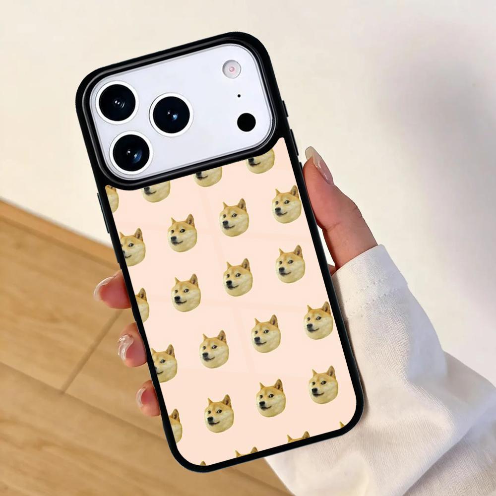 Смешной чехол для мобильного телефона с сиба-ину для IPhone 17 AIR 16pro Max 15 14 13 12 11 Защитный бампер