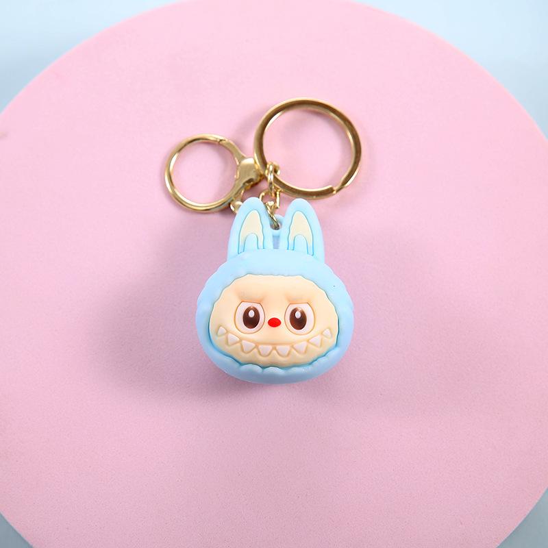 Large Head Keychain Cute Three-dimensional Doll Student Schoolbag Pendant Creative Gift
